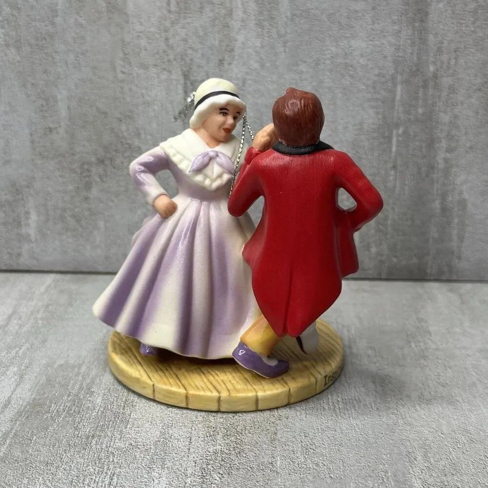 Curtis Publishing Norman Rockwell Inspired 2008 Christmas Ornament Man Woman - Picture 6 of 13